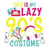 Dette er min Dovne 90'erne Costume Party 90S