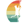 Rock Climbing Climber Retro