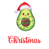 Avocado Weihnachtsfest Avo Christmas