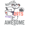 Martial Arts Training Panda Kampfkunst