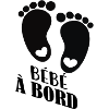 baby on board (foot)