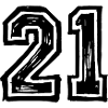 21 number jersey