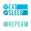 Eat Sleep Code Repeat Programmeur