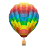 Balloon polygone montgolfière Geometrin Desing