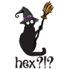 Hex Witch Cat Halloween