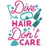 Scuba Diving Diver Girl Dive Hair