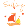 Sailing Chick Girl Sailboat