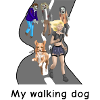 Zombie RunEdition : chien promenant
