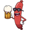 Cool Sausage With Beer