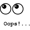 Oops! ...
