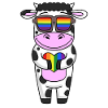 Vache Arc-en-ciel