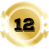12 Gold Emblem