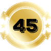 45 Gold Emblem