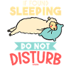 sleeping llama with pillow