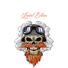 biker skull motorcycle