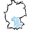 Bavaria Map hand-drawn, Map, Bavarian