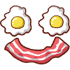 Petit-déjeuner Oeufs Bacon Cadeau