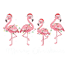 Joyeux Noël rose flamant rose