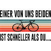 Fahrrad cooler Spruch