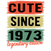 Awesome since 1973 anniversaire cadeau