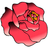pink flower drawing