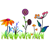 bunte Blumenwiese