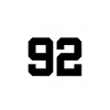 92 Number Emblem