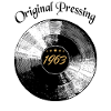 1963 Naissance anniversaire disque cadeau