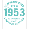 Anniversaire 1953 millésime