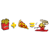 French Fries Pizza Ski