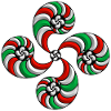 Lauburu Basque cross