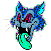Leopard Comic Psychedelisch
