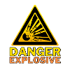 danger explosive