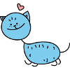 Strichmännchen Katze (b)