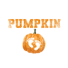 the man behind the pumpkin