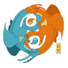 Dragon Symbol Yin and Yang
