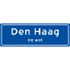 The Hague place name sign