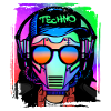 Psychedelic / Techno / Minimal Head Design