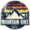Retro Mountain Bike Patch