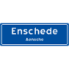 Enschede city name sign