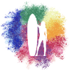 Surfeuse fille