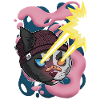 Laser beam cat