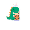 Bubble Tea Dino