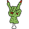 Halloween Zombie Hand Rock
