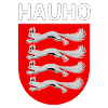 Armoiries hauho et texte blanc