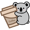 Koala Needs Coffee