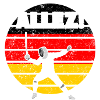 Fechter Deutsche Flagge Fechten