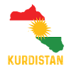 Kurdistan Flag kurdiske kurdere Homeland