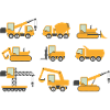 Chantier silhouette cadeau pelleteuse