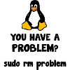 Linux sudo rm problème drôle